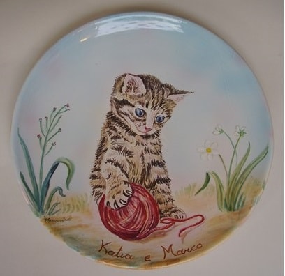 Artistic italian pottery of Albisola - Majolica